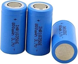 3pcs 18350 Power Lithium Battery 10c One Product Full Capacity 800mah 3 7V Rechargeable Battery