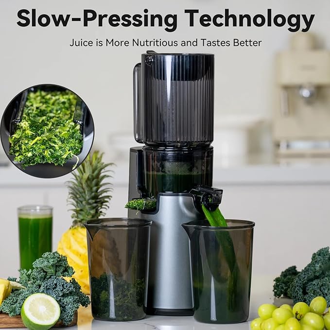 Extractor de Jugos Prensado Frío Boca Ancha 5.4 Pulgadas 150W miniatura 8