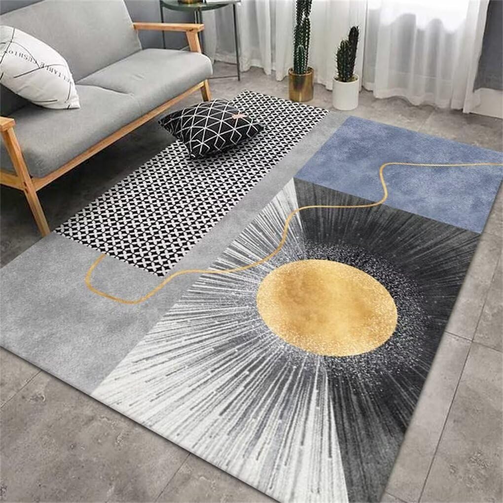 Tapis sol bureau antidérapant anti-glisse 200x200cm lavable pour chambre enfant