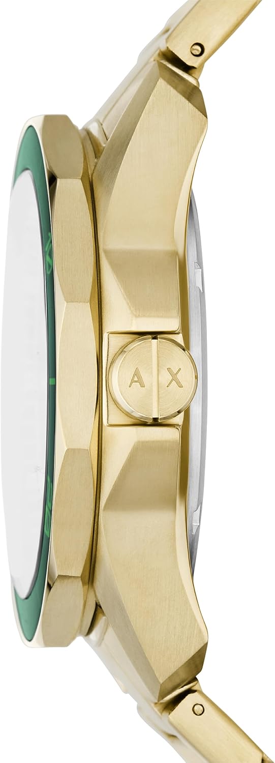 Armani Exchange A|X Dive-Inspired Sports Watch for Men with Stainless Steel or Silicone Band - Image 3