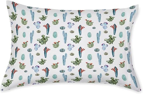 Miniatura 3 de Juego de sábanas decorativas tamaño individual XL, juego de sábanas bajeras con bolsillos profundos de cactus y 2 fundas de almohada (sin sábana