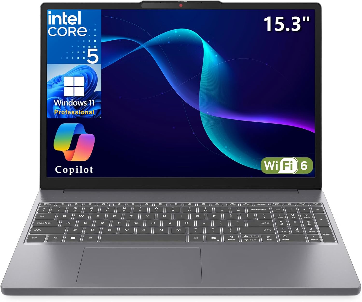 Lenovo IdeaPad Laptop Computer for Student Daily Study and Home use, Intel Core i5-13420H (8GB DDR5 RAM, 512GB PCIe SSD), Office 365, 15.3" FHD+, Long Battery Life & Fast Charging, Windows 11 Home