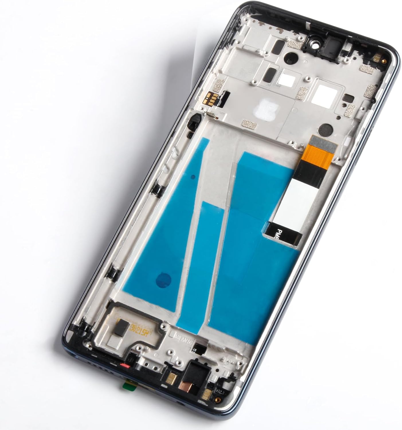 for Motorola Moto G Stylus 5G 2022 6.8" LCD with Steel Blue Frame Screen Replacement LCD Display Touch Digitizer Screen Assembly XT2215-1 XT2215-4 XT2215-2 with Repair Tools