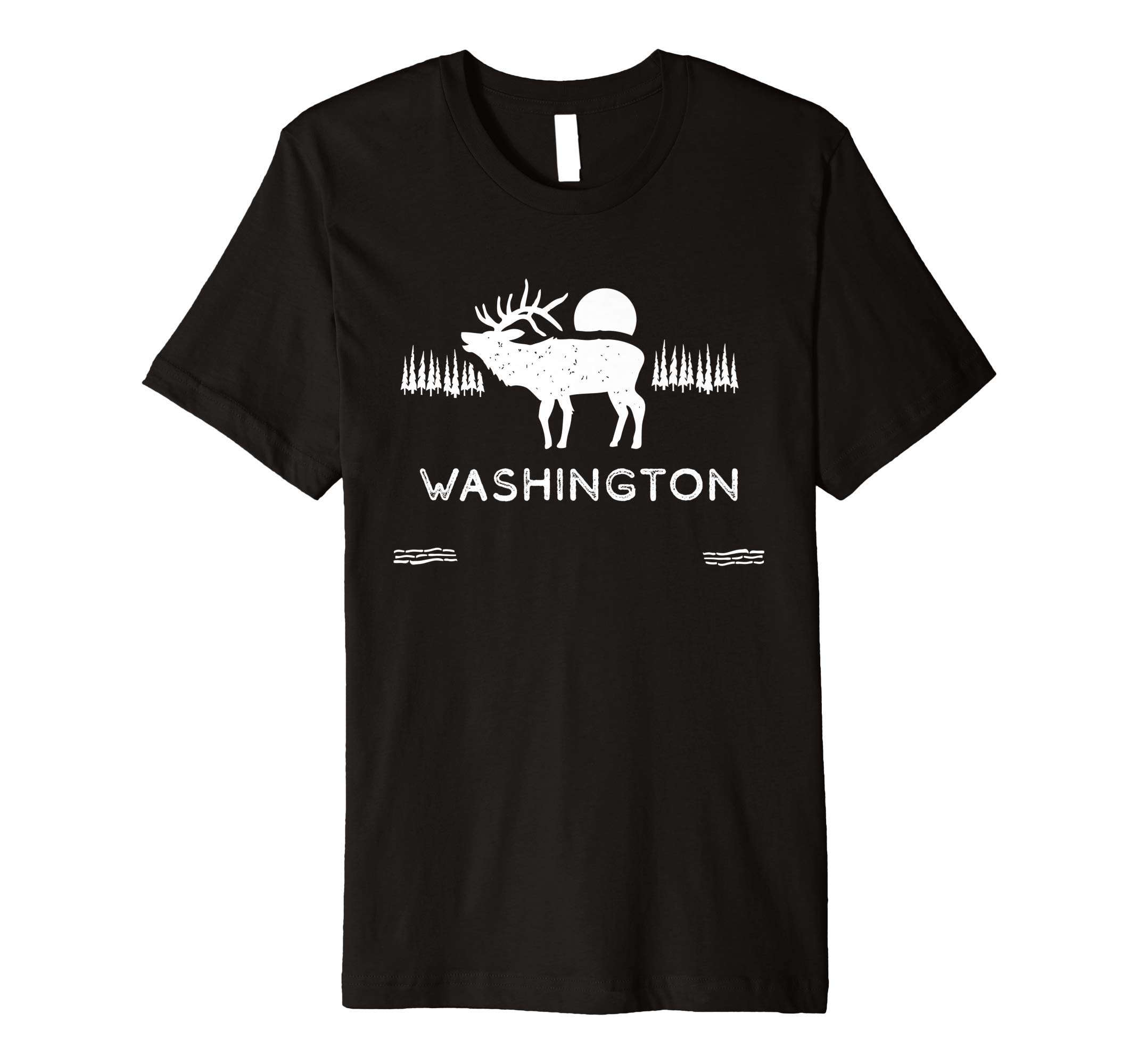 Washington Mountain Elk | Washington Gift | Washington Elk Premium T-Shirt