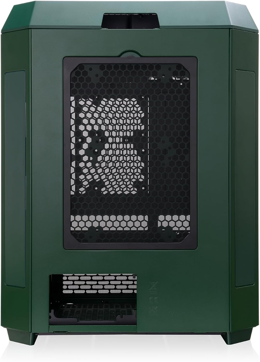 Thermaltake Tower 600 Racing Green Mid Tower; 2x140mm CT Fans Included; 420mm Radiator Support; 400mm GPU Clearance; Hidden Connector Support; Rotatable PCIe Slots; CA-1Z1-00MCWN-00