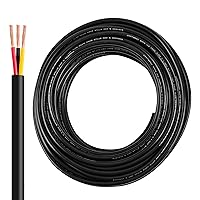 Vista 17 de Lesnlok Cable eléctrico calibre 20 AWG con 2 conductores de cobre puro, libres de oxígeno, trenzados, de cloruro de polivinilo, estañados