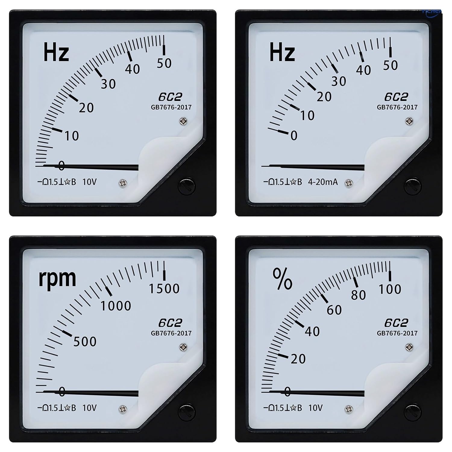 DC Inverter Motor Analog Input Signal Frequency Table Tachometer Opening Percentage 1Pcs(0-100percentageDC10V)