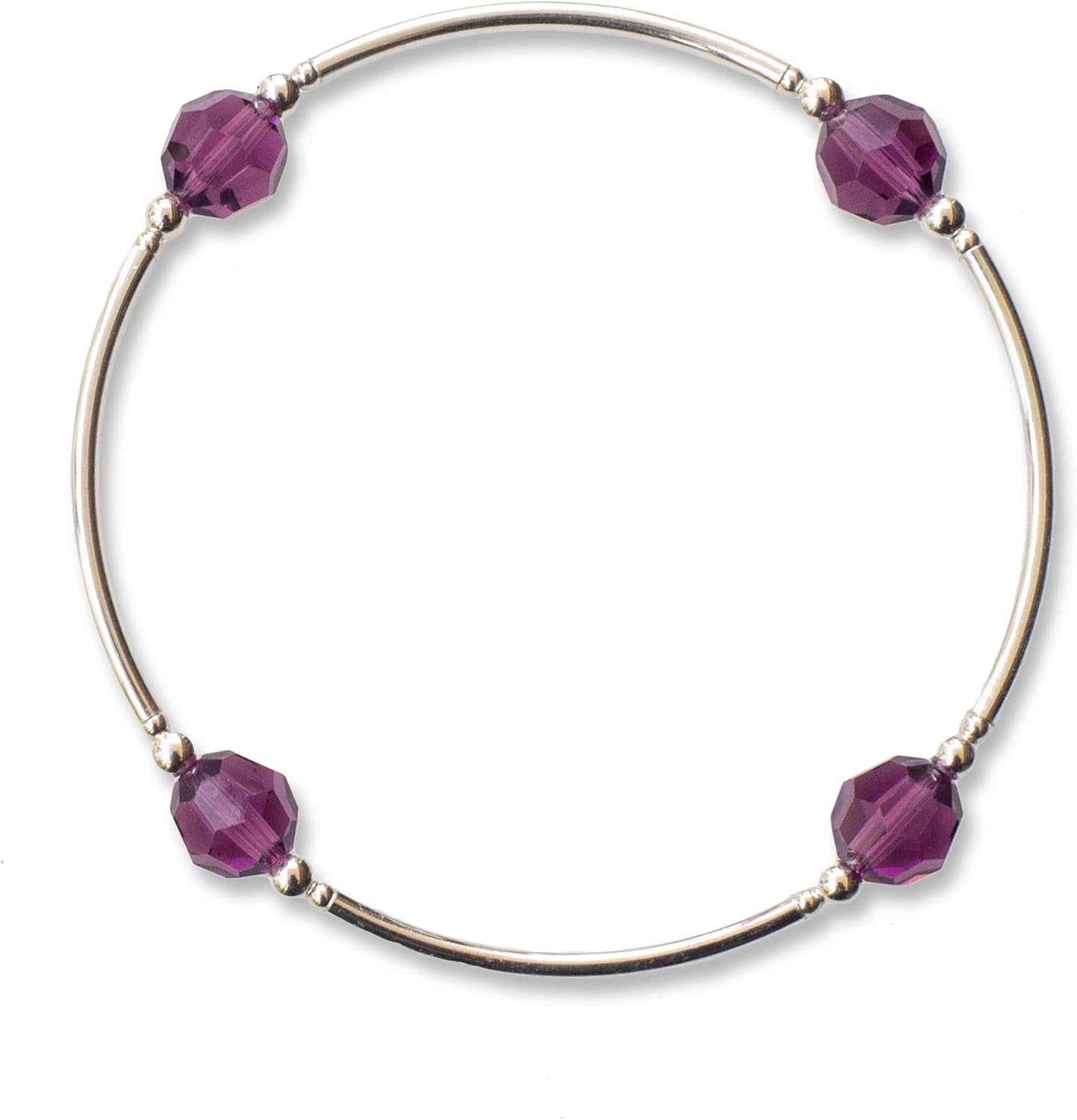 Made As Intended February Birthstone Blessing Bracelet - Amethyst Crystal