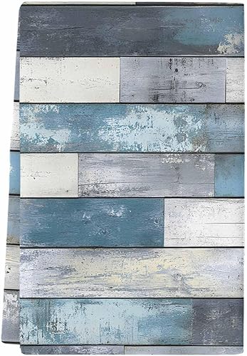 Miniatura 15 de Kitchen Towels Set of 3 Sage Green Wood Grain Dish Towels and Dishcloths Sets Decorative Tea Towel Rustic Retro Wooden Absorbent Hand Towels for