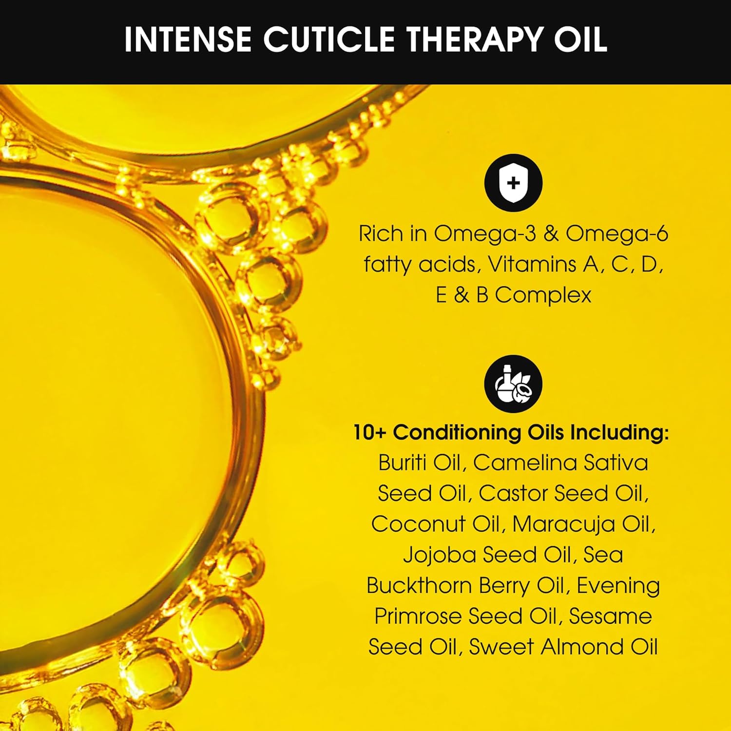 Deborah Lippmann It's A Miracle Intense Therapy Cuticle Oil | Nourishes and Repairs with 10 Essential Oils | 10 Free, Vegan Formula, No Animal Testing