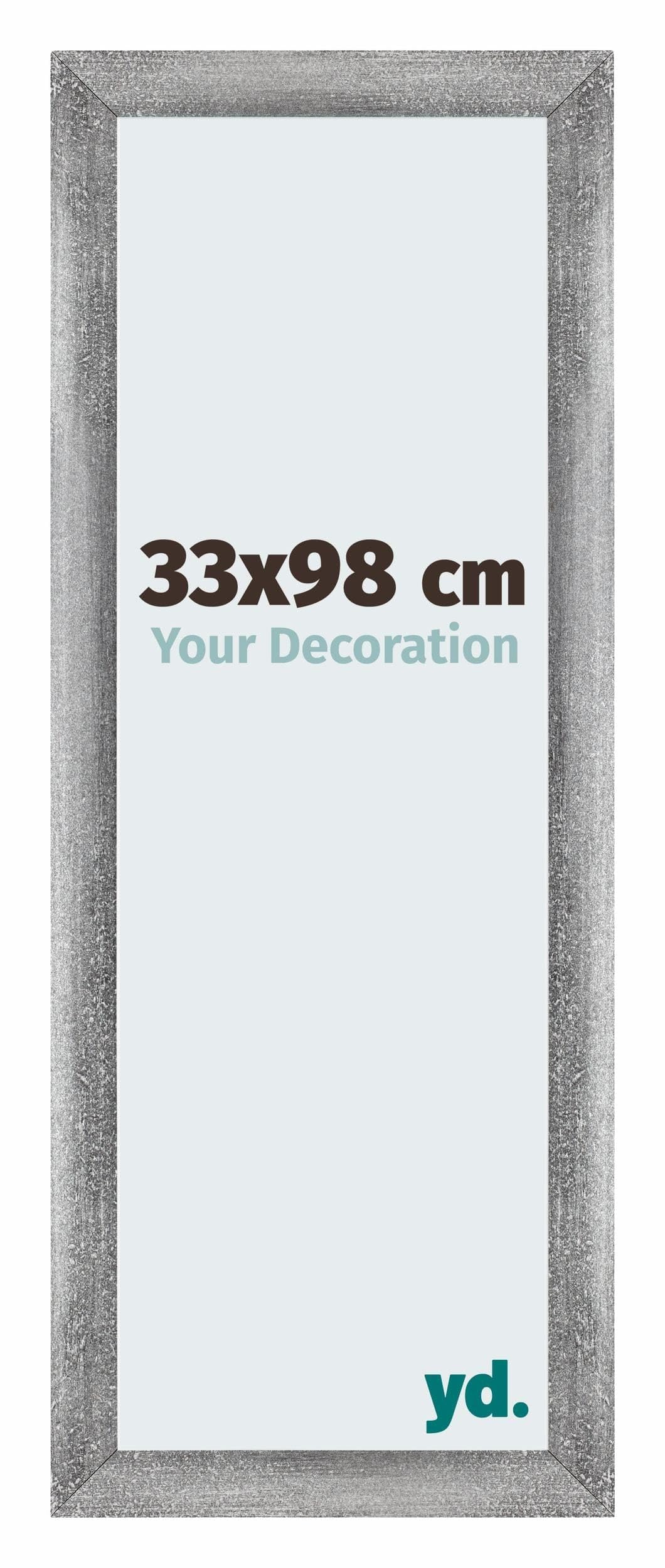 Your Decoration - Puzzle frame 33x98 - Gray Swept - Puzzle frame 500-1000 Pieces - MDF Photoframe - Mura