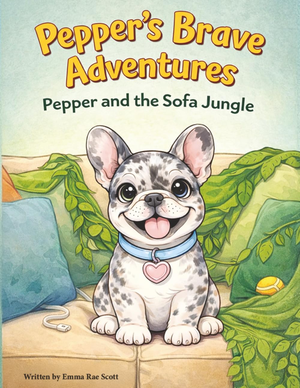 Pepper's Brave Adventures: Pepper and the Sofa Jungle Coloring Book