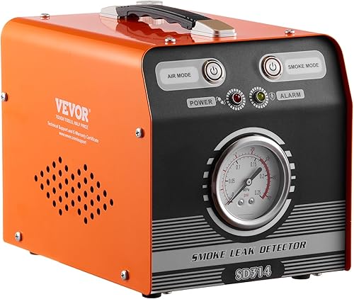 Miniatura 9 de VEVOR Detector de fugas de máquina de humo automotriz, probador de fugas de máquina de humo EVAP con bomba de aire incorporada y medidor de presión,