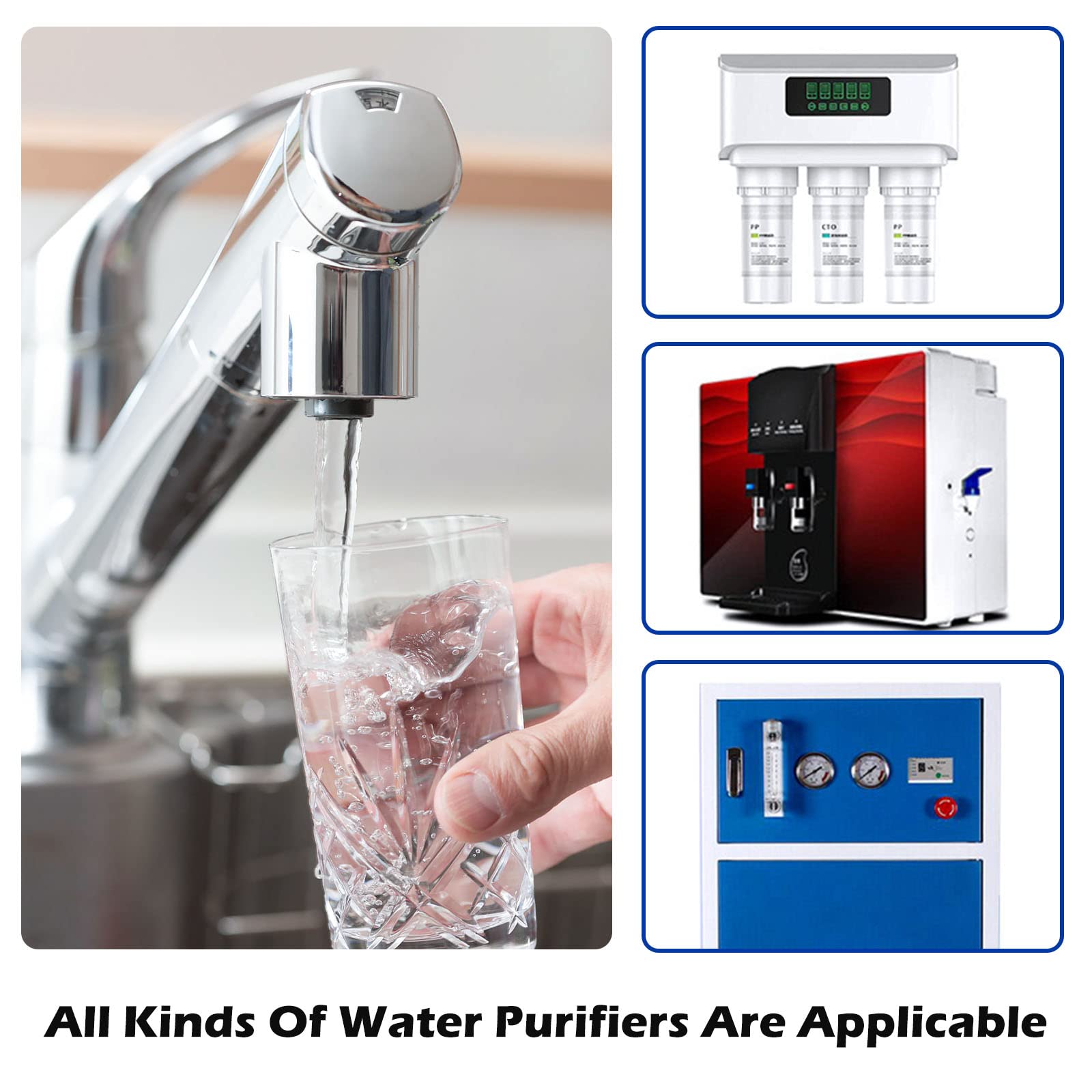 Vegena 20m Wasserzulaufleitung Universal Anschluss-Set Kühlschrankschlauch Wasseranschluß Wasserschlauch für Kühlschrank Side by Side 1/4 Zoll