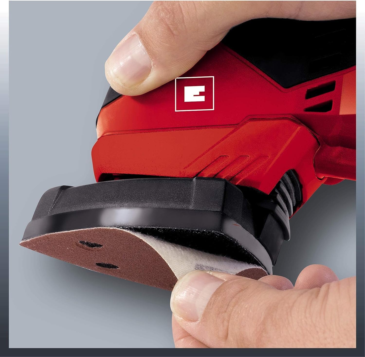 Einhell Deltaschleifer TC-DS 19 (190W, 20000 1/min Schwingzahl, ergonomischer Softgriff, Extreme Fix, Staubabsaugadapter, inkl. 3 Stück Schleifpapier)