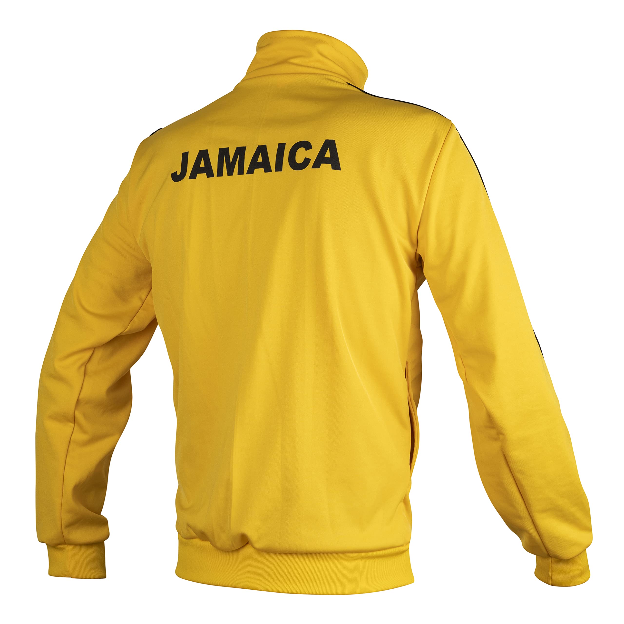 Jamaika-Flagge Gelb Capoeira Zip Up Jacke Trainingsanzug Pullover Unisex Top Sweatshirt