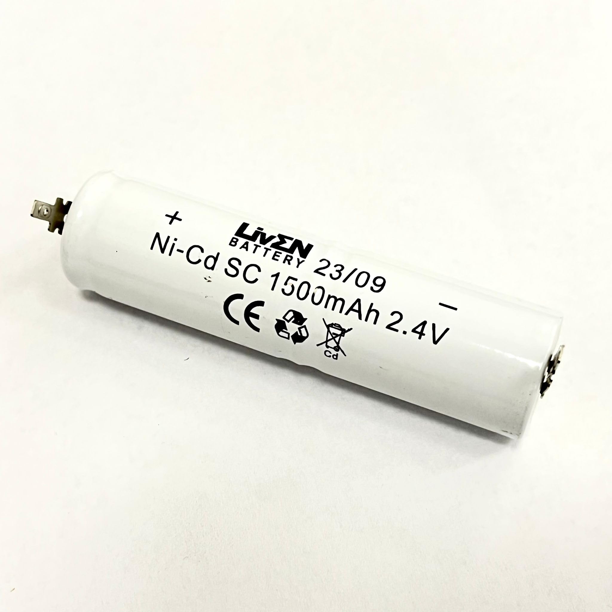 NX - Batterie eclairage secours 2xSC ST4 Faston 4.8mm (+2.8mm) 2.4V 1.6Ah - Unité(s)