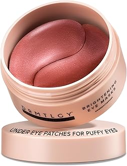 Brightening Eye Masks (30 Pairs) - Caffeine Eye Masks for Dark Circles and Puffiness with Hyaluronic Acid, Eye Patches for Puffy Eyes