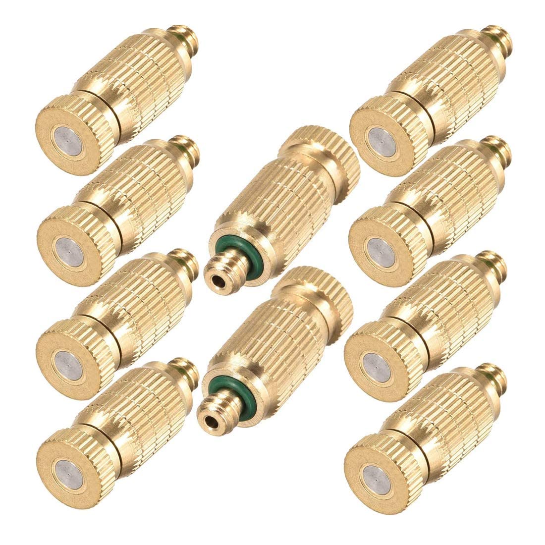 Buy Brass Misting Nozzle, 10 Pack High Pressure Spray Misting Nozzle 10