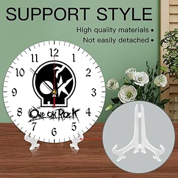 Amazon.co.jp: ワンオクロック ONE OK ROCK 掛け時計 壁掛け時計