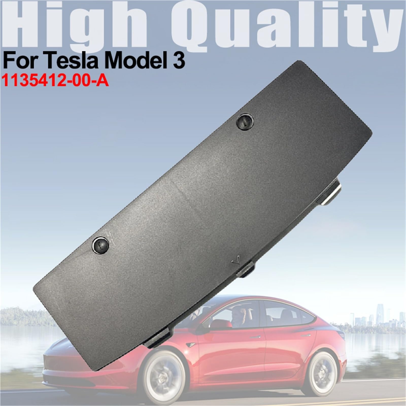 splitter aerodynamiczny Osłona haka holowniczego na tylny zderzak samochodu, pasuje do Tesli, model 3 2017-2022, 1135412-00-A 1460152-00-A