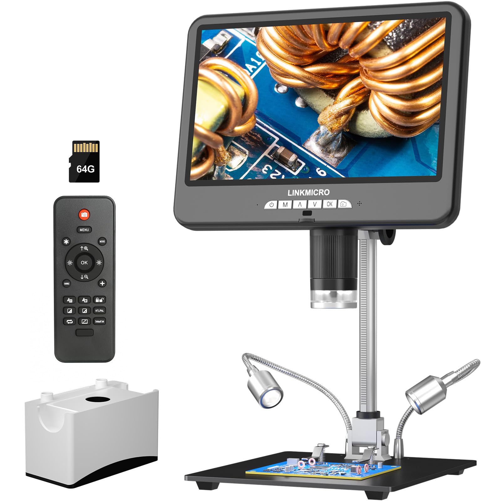 Amazon.com : LINKMICRO LM210S 10.1'' 4K 60FPS HDMI Digital