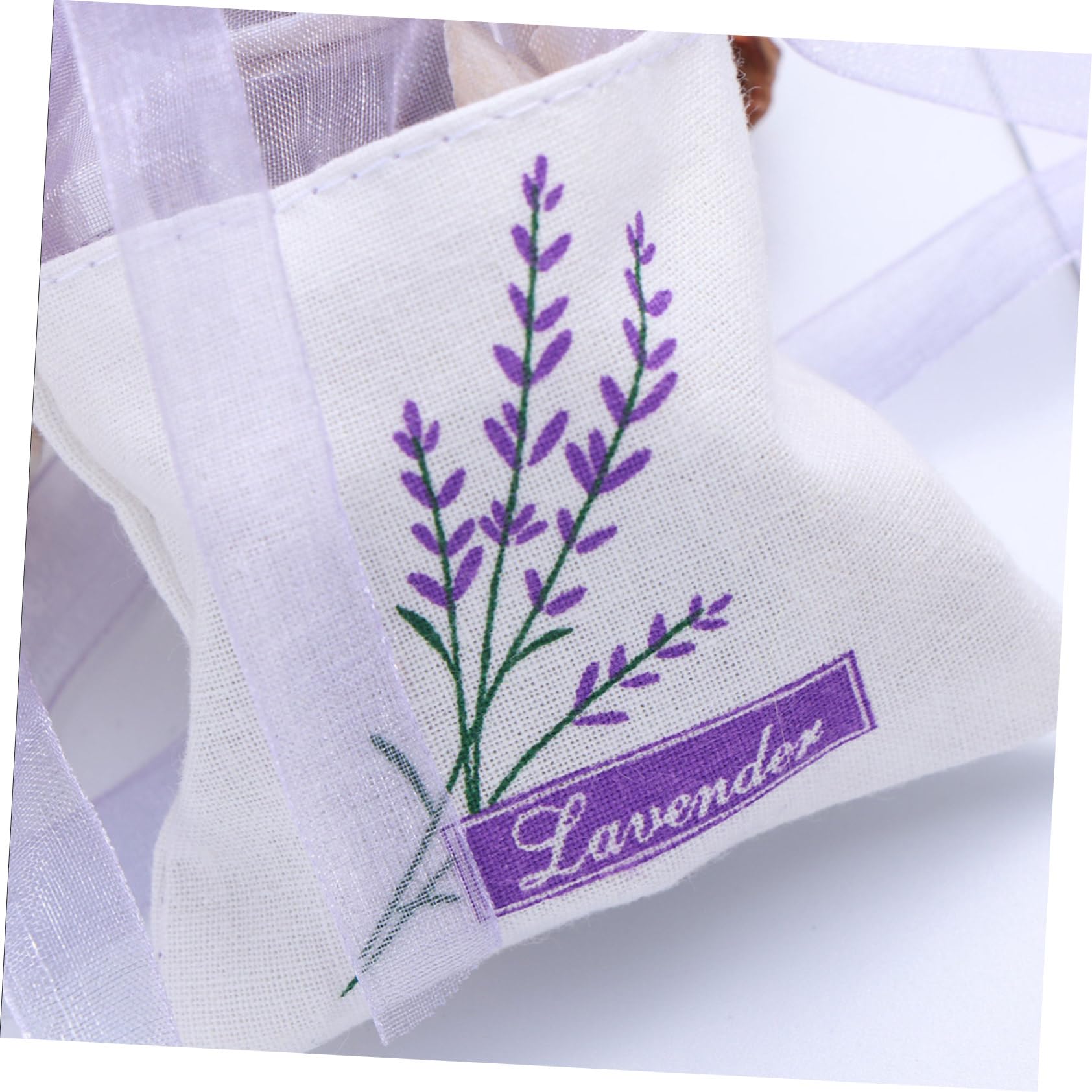Healeved 3 Sets Lavendelsäckchen mit Kordelzug Blumenmuster für Hochzeitsbevorzugungen Süßigkeiten Teebeutel Beutel Stück * 3