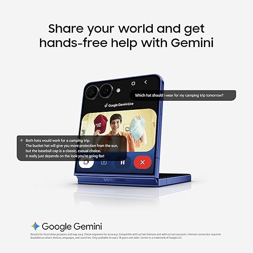 Miniatura 4 de Samsung Teléfono celular Galaxy Z Flip7, teléfono inteligente AI de 512 GB, Android desbloqueado, batería de larga duración, 2025, 1 año de garantía