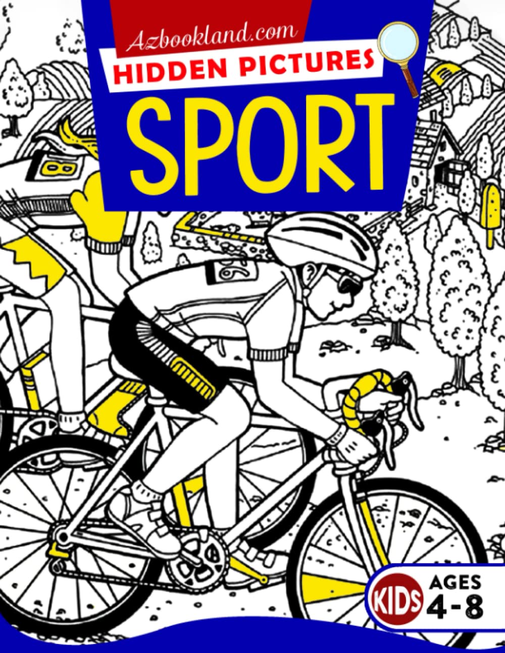 Sport Hidden Pictures For Kids Ages 4-8: Score Big with Sport-Themed Activity Book Game for Kids Ages 4-8 and Lover to Look and Find to Creativity