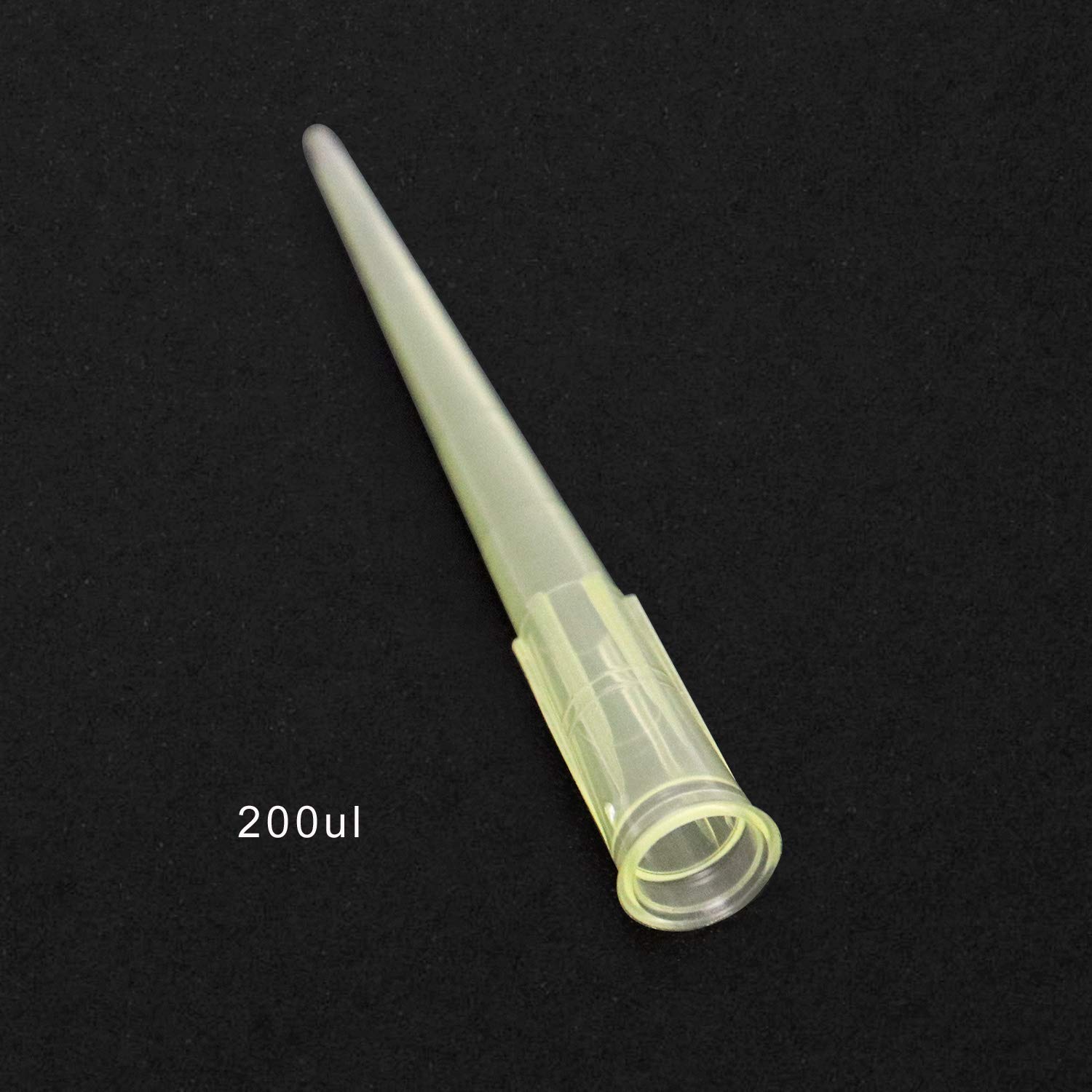 QWORK® 1000pcs pipette punte da 200 ul, progettate per l'uso con un'ampia varietà di pipette, giallo