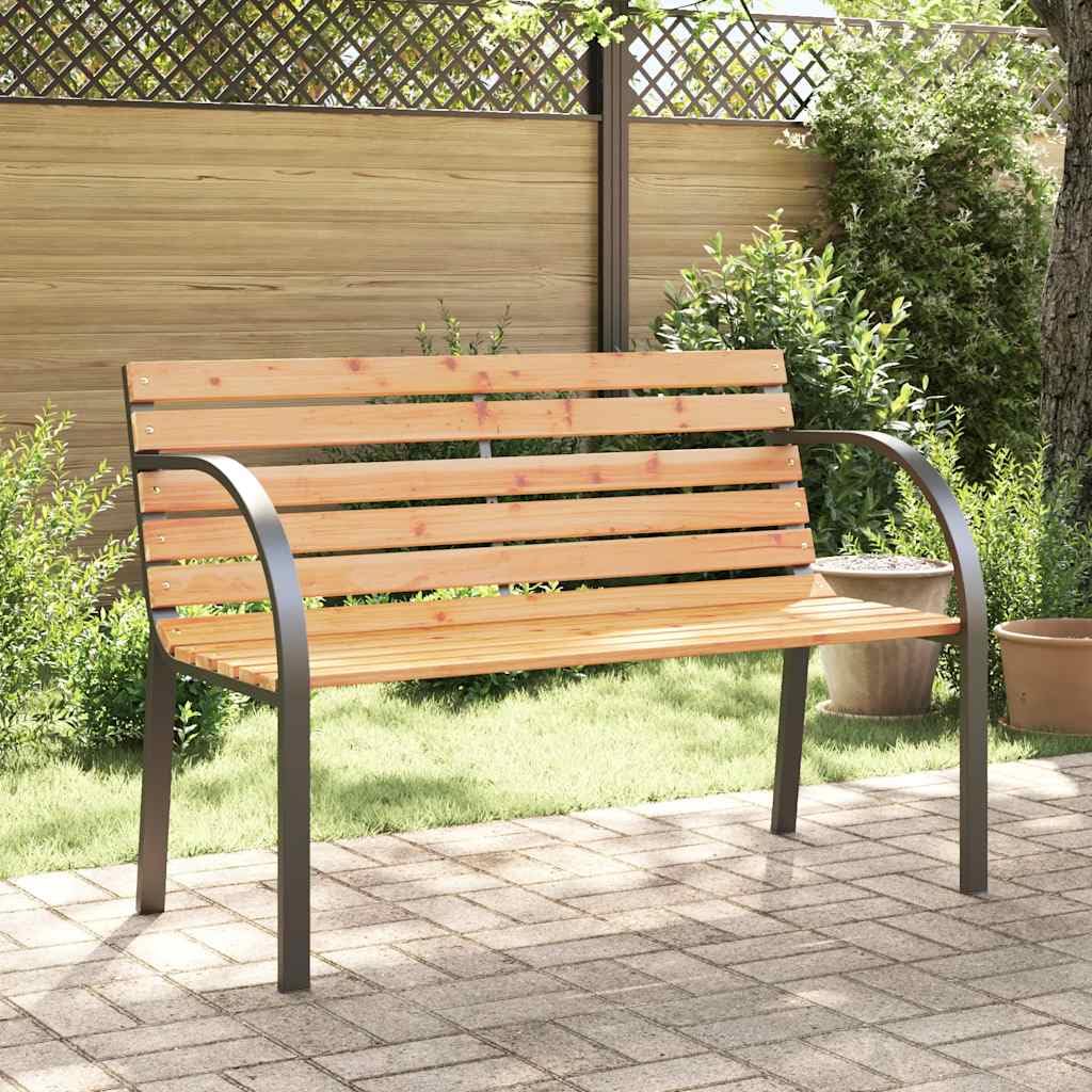 vidaXL Banc de Jardin pour Enfants en Bois de Pin Chinois - Meuble d'Extérieur pour Patio, Terrasse et Cour - 81 cm
