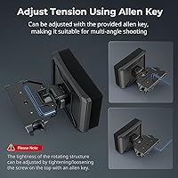 Vista 7 de SMALLRIG Almohadilla de pecho ligera con abrazadera de varilla LWS de 0.591 in para operación de cámara de mano - MD3183