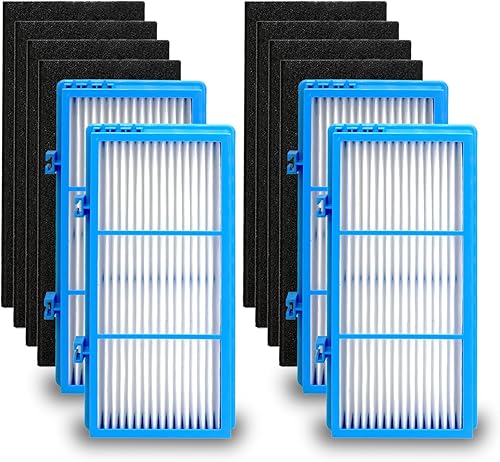 IOYIJOI Filtro de repuesto para Holmes Aer1 Series, piezas de repuesto # HAPF300AH-U4R, HAP242-NUC (4 filtros de repuesto + 8 prefiltros de refuerzo)