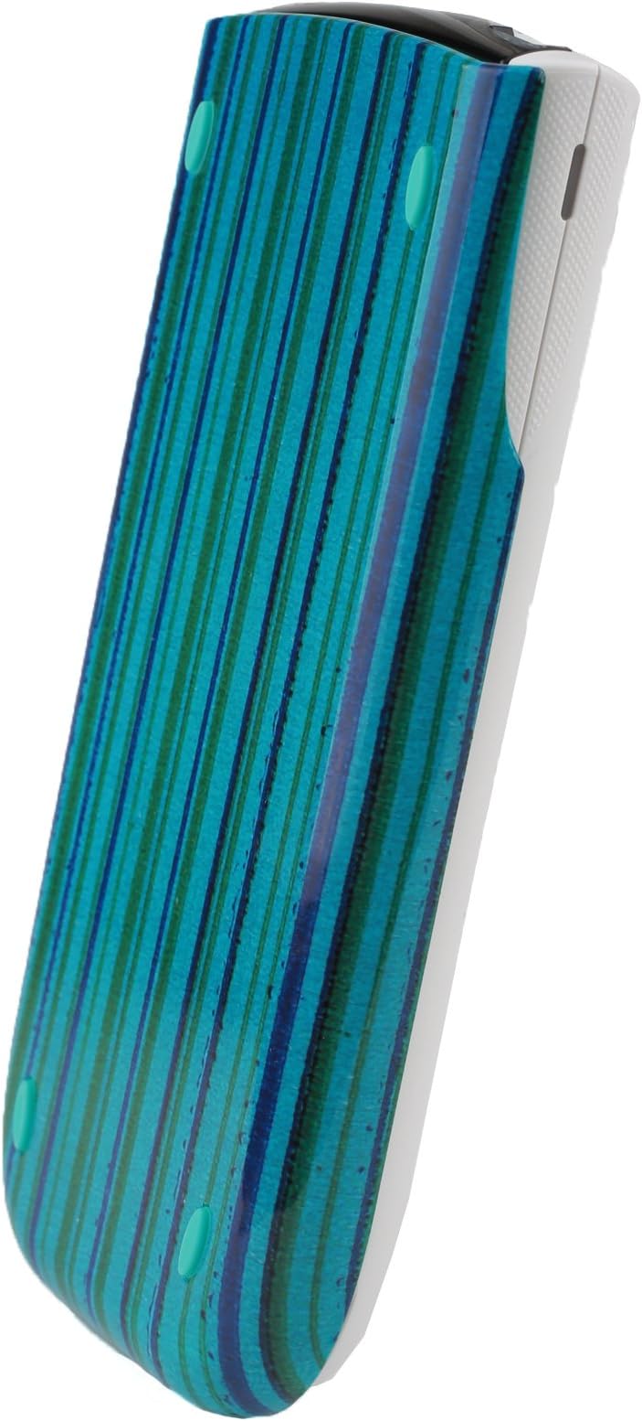 Guerrilla TI84BLUESTRIPEHC Hard Slide Case-Cover for TI-84 Plus, TI 84-Plus C Silver Edition, TI-89 Titanium Graphing Calculator, Blue Stripe