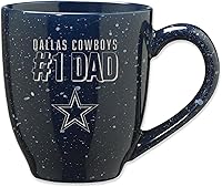 Vista 62 de Rico Industries NFL Football #1 Dad 16 oz Team Color Laser Engraved Ceramic Coffee Mug