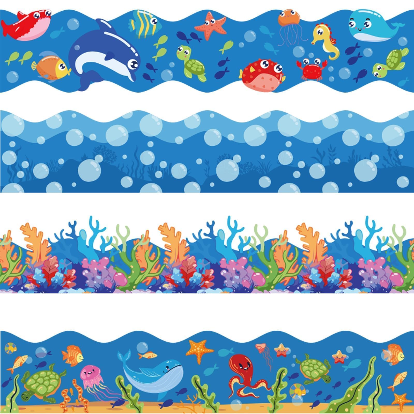 amazon-com-vabamna-76ft-ocean-bulletin-board-borders-summer-ocean-theme-classroom-bulletin-board-decorations-under-the-sea-trim-borders-for-school-supplies-classroom-door-wall-decor-blue-office-products for Free Printable Bulletin Board Borders Amazon.com : VABAMNA 76Ft Ocean Bulletin Board Borders, Summer Ocean theme Classroom Bulletin Board Decorations, Under The Sea Trim Borders for School Supplies Classroom Door Wall Decor, Blue : Office Products for Free Printable Bulletin Board Borders