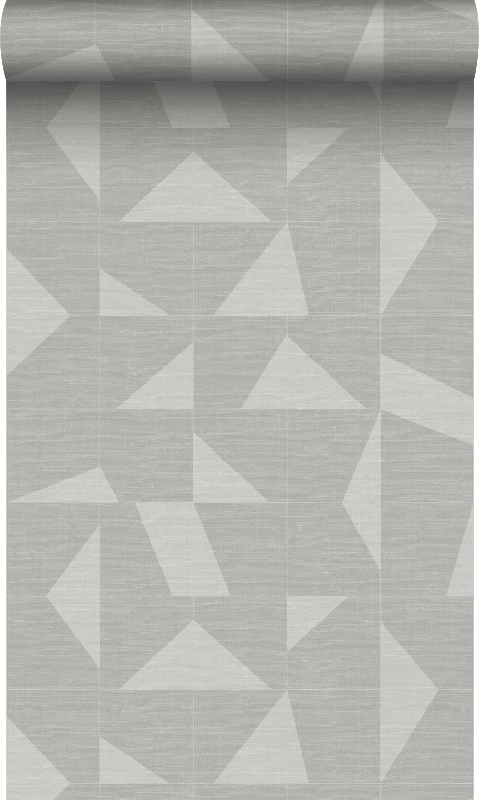 Papier peint structure tissée gris clair Origin haut de gamme Wallcoverings