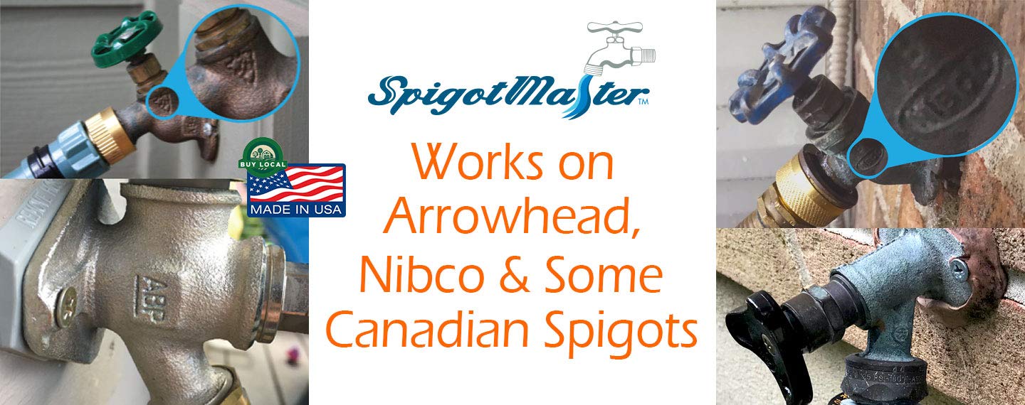 Spigotmaster 2Pack SM01.125 Vacuum Breaker Adapter Converts an