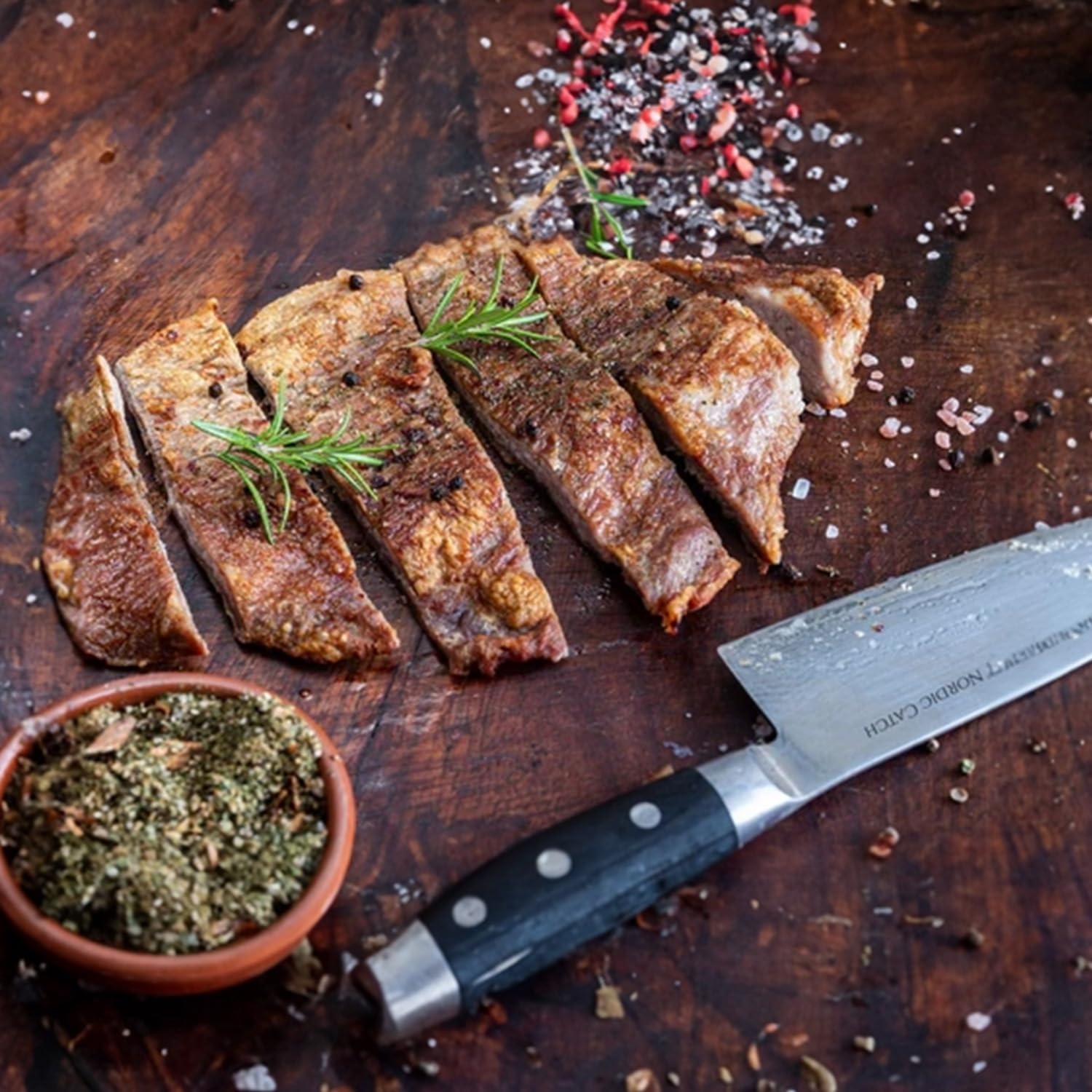 Nordic Catch Free Range Ibérico Pork Lovers Bundle, Premium Pork, Flank Steak, Pork Tomahawks, Wagyu Beef Bundle Humanely Sourced in Southern Spain - Pork Chops & Steaks Free of Antibiotics & Hormones