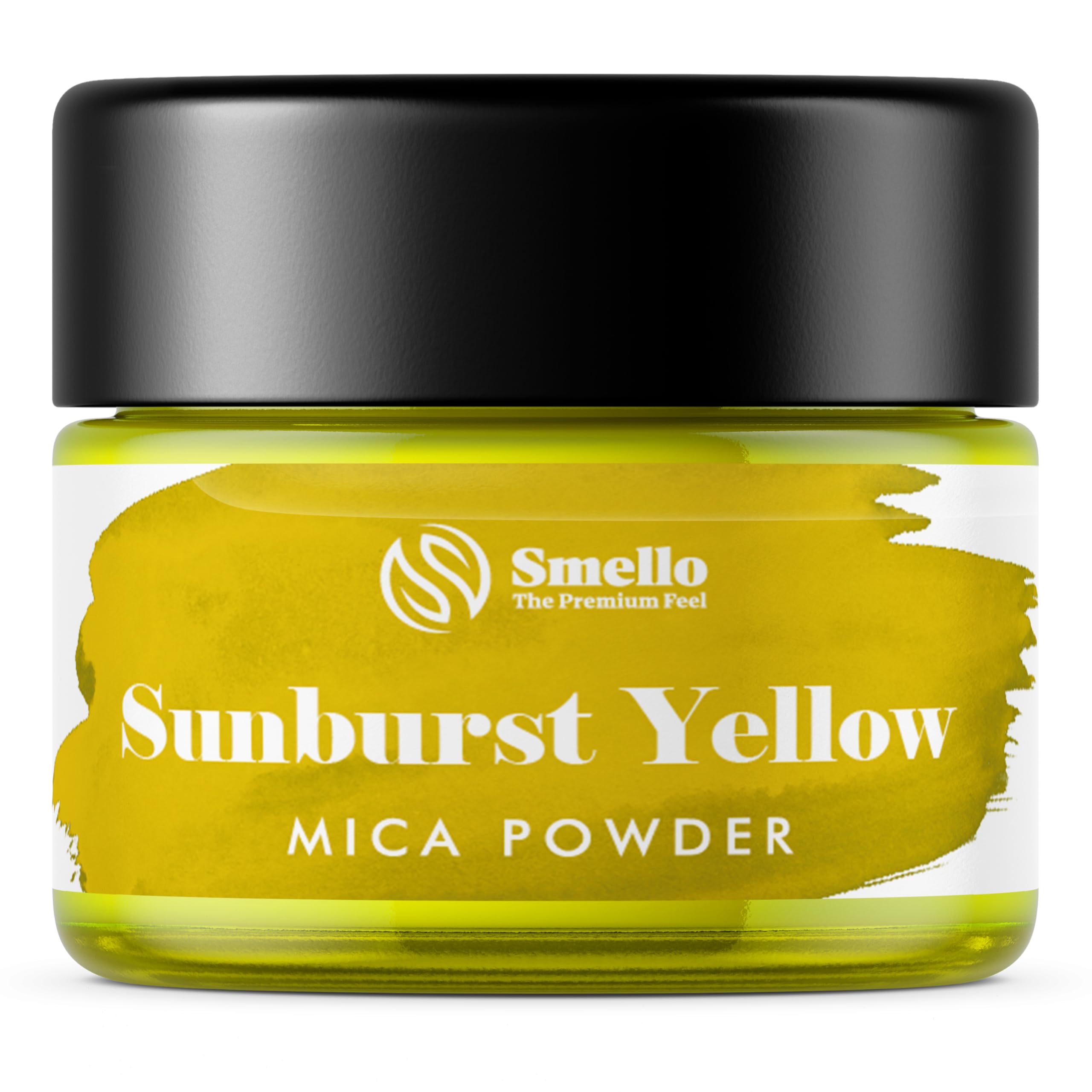 Smello Sunburst YellowMica Powder - 15gm-image-21