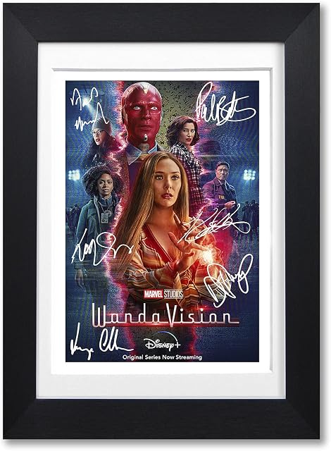 Wanda Vision Cast Signed Autograph A4 Poster Photo Print TV Show Season Series Framed Boxset Memorabilia Gift Wandavision (POSTER ONLY)