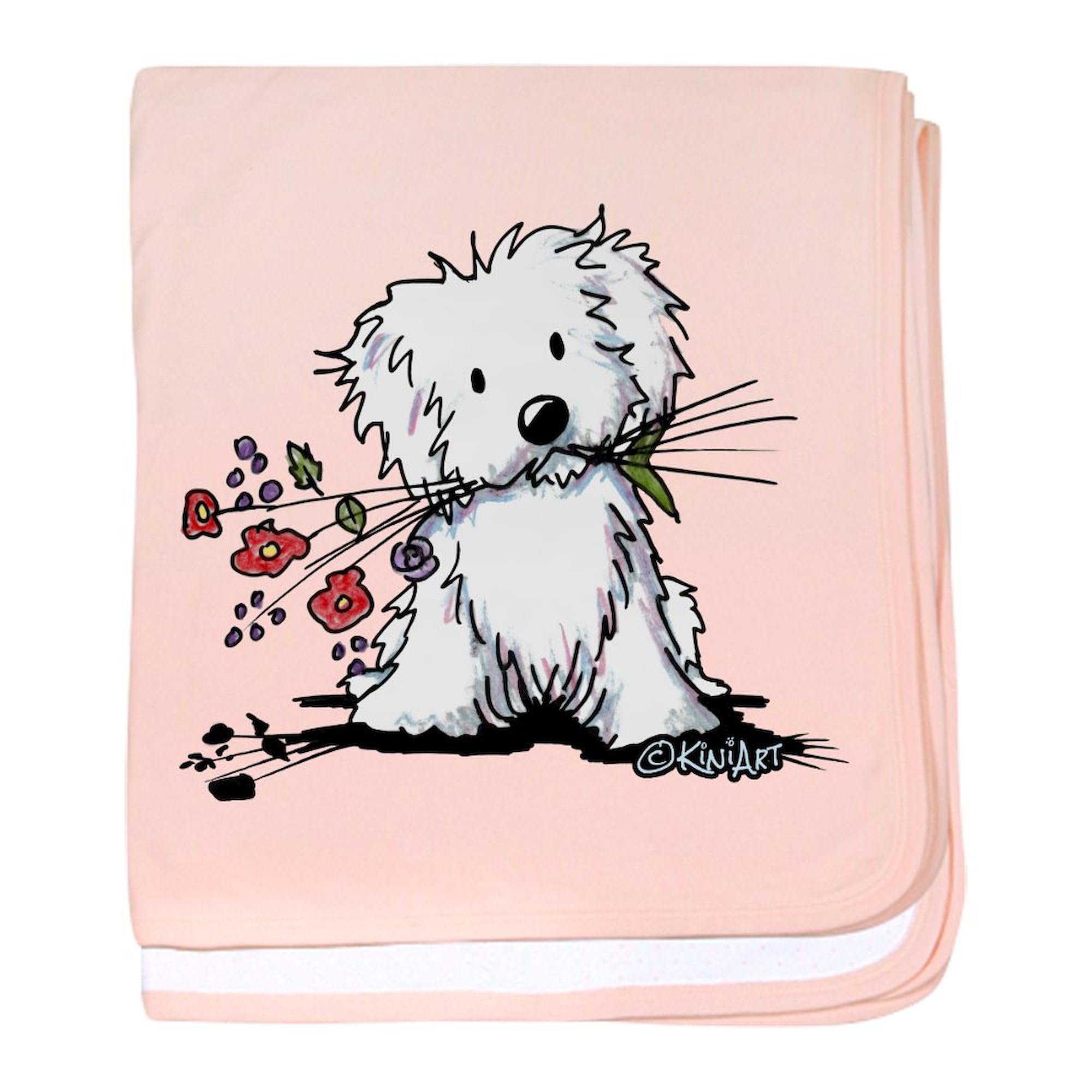 CafePress Coton De Tulear Gardener Baby Blanket, Super Soft Newborn Swaddle
