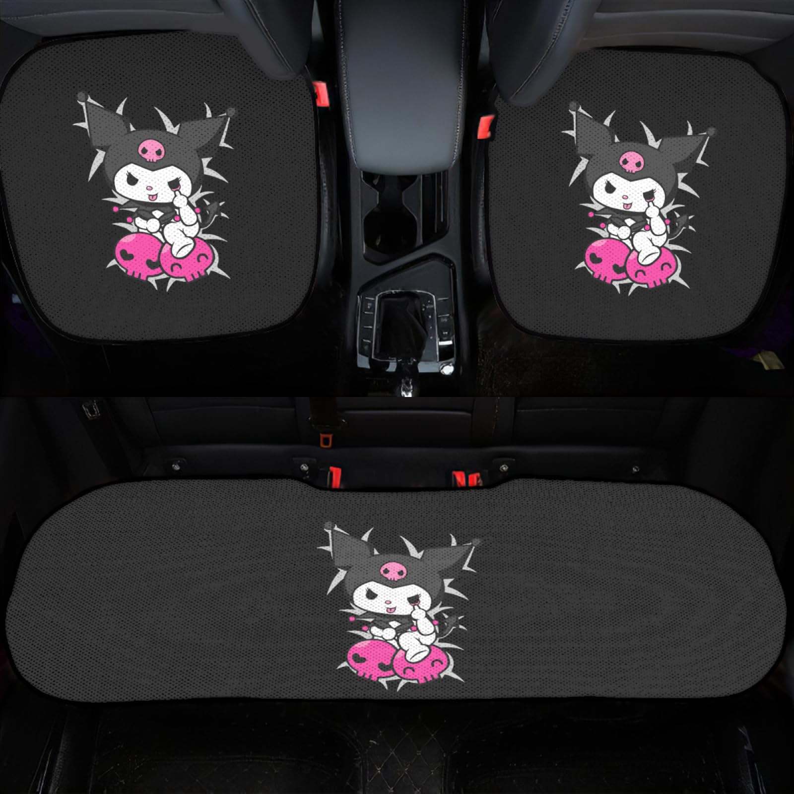Amazon | クロミ マイメロディ 車用 シートカバーセット 3枚組 カー