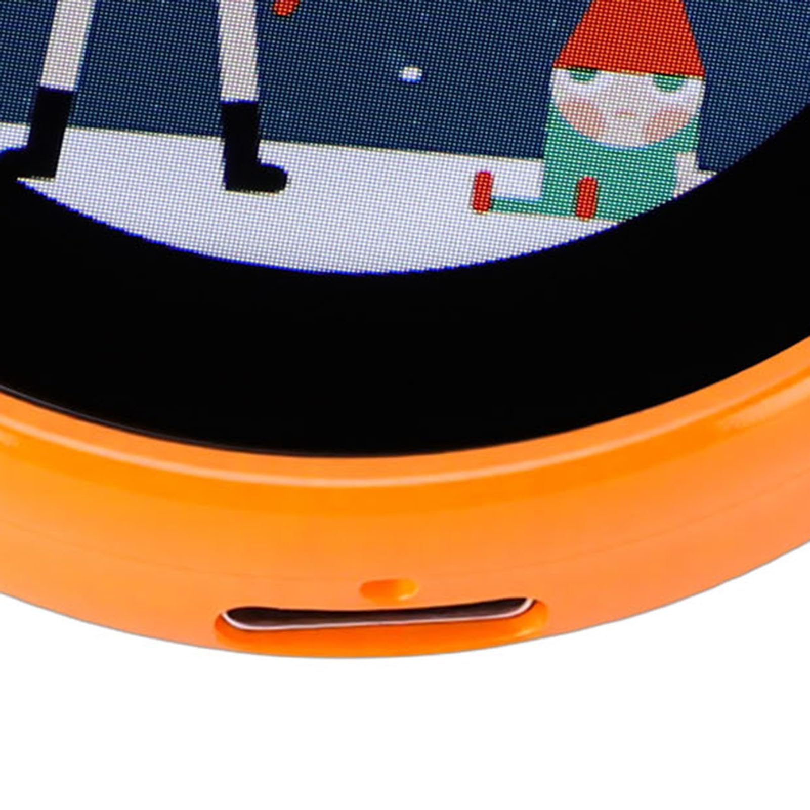 Fanale Posteriore per Bici, Schermo HD da 1,9 Pollici Display Dinamico a Bulbo Oculare Luce per Ebike, Fanale Posteriore per Moto con WiFi Connessione Rapida Supporto GIF per Bici Ebike