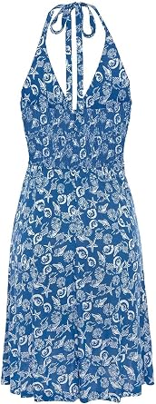 LASCANA Women's Printed Halter Dress