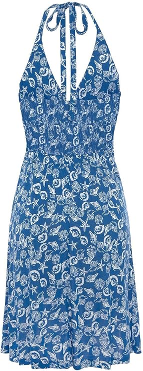 LASCANA Women's Printed Halter Dress