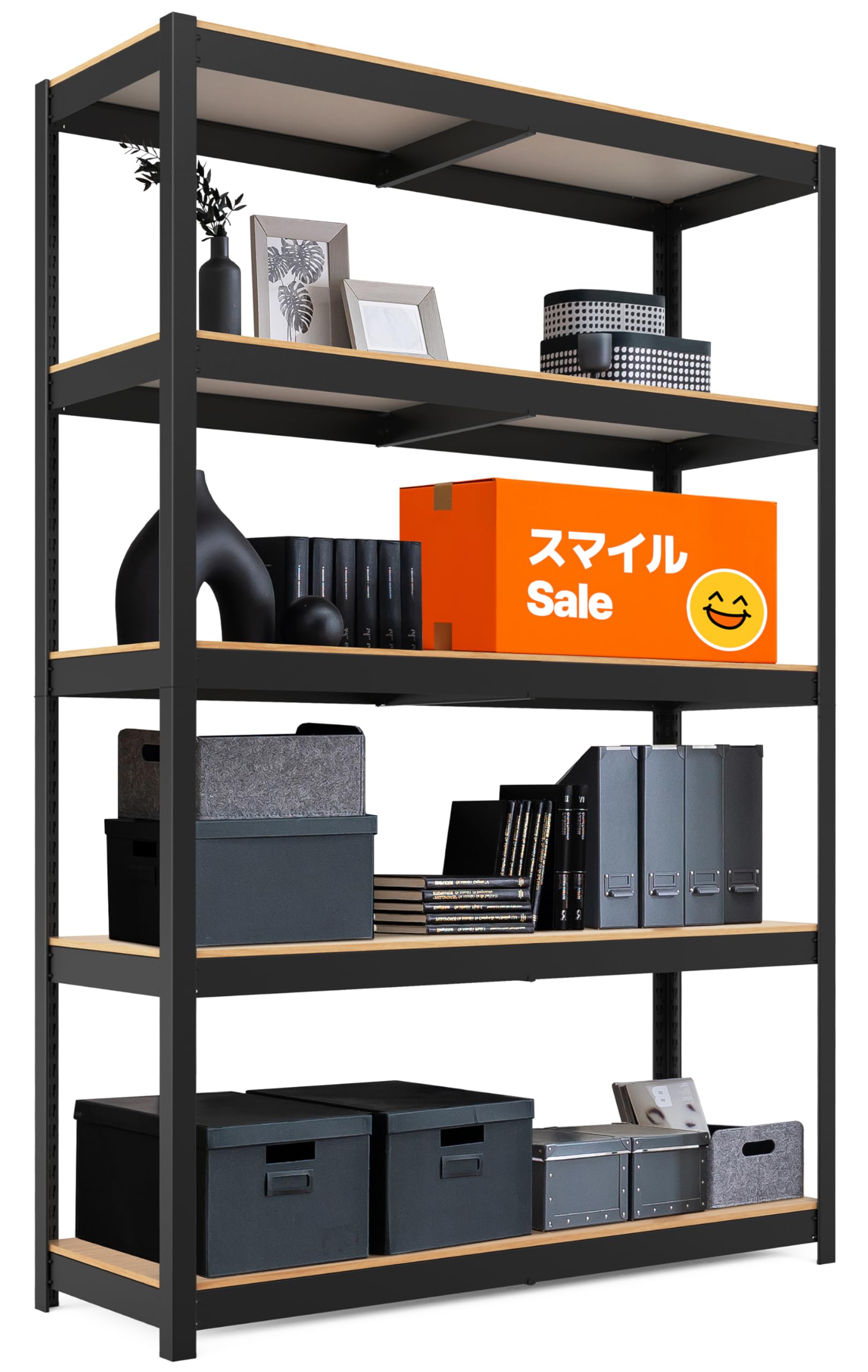 DANT Houseスチールラック 5段 幅120 奥行45 高さ191 DANT House スチールラック5段 幅120 奥行45 高さ191 Amazon｜HOMEDANT