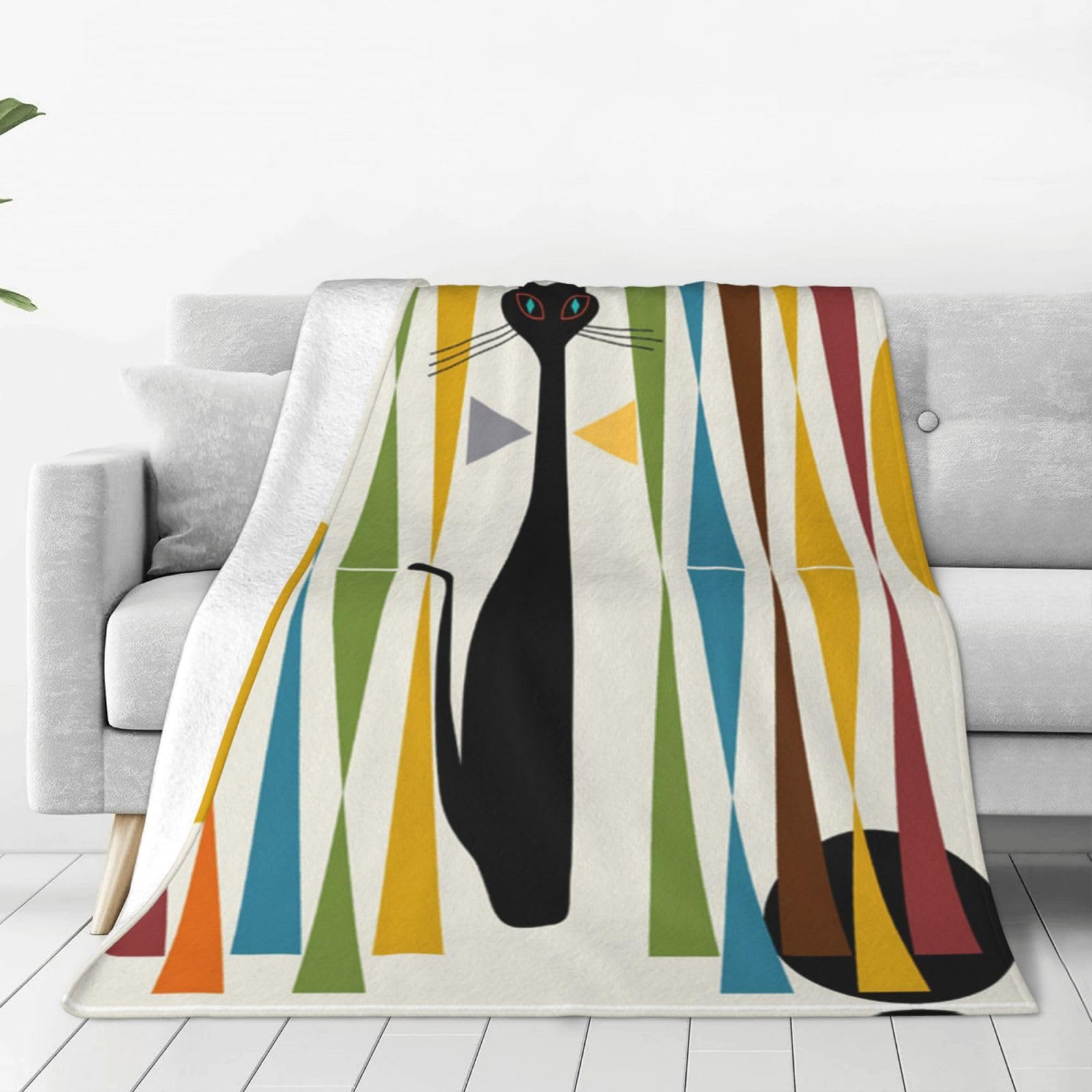 Couverture polaire en flanelle haut de gamme au design artistique