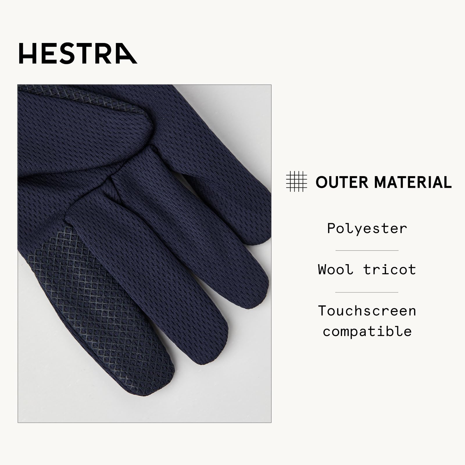 Amazon | 【34380】HESTRA ヘストラ グローブ Touch Point Dry Wool 25