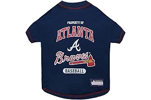 MLB Atlanta Braves Dog T-Shirt, X-Small